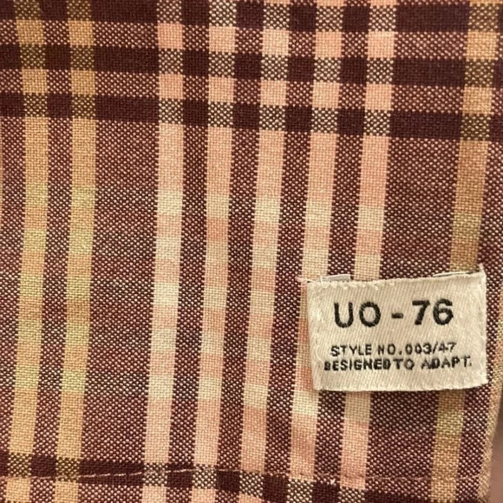 Urban Outfitters Plaid Skater School Girl mini Skirt Pink & Maroon size XS